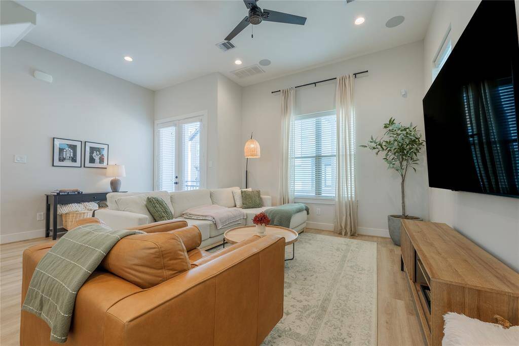spacious living room