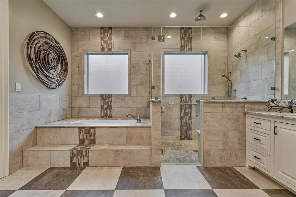 Beautiful custom tile and floors.