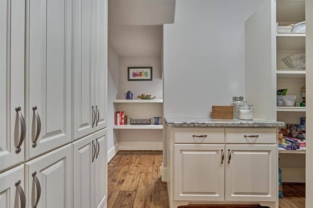 The Pantry...Unlike any other. Built-ins and two rooms of storage.