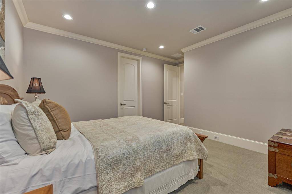 Bedroom #4 upstairs with walk-in closet. Bath is next door in hallway.