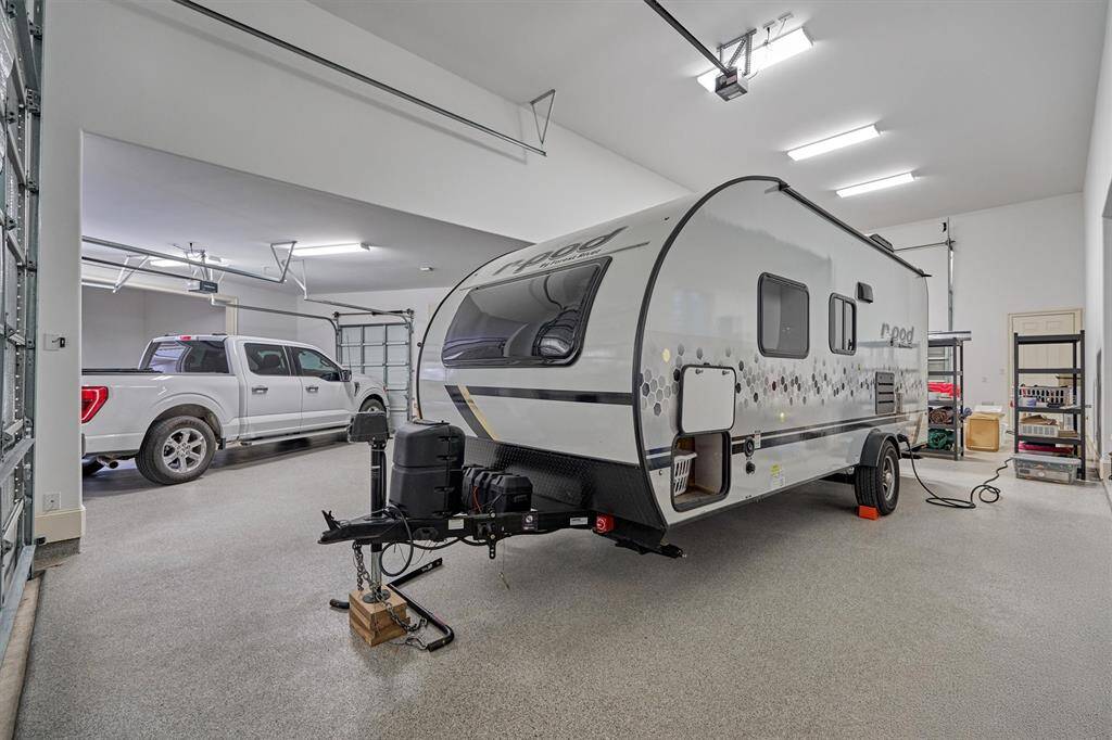 Huge area for your designed use - multi-car storage, workshop, recreational space, workout area, RV storage.