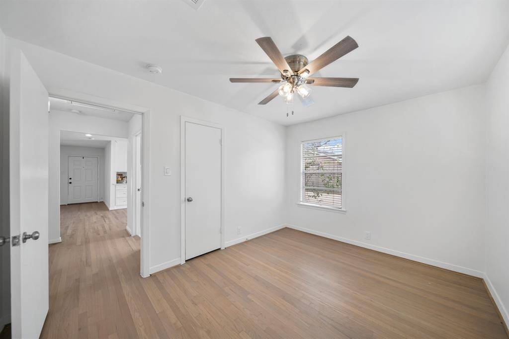 Included is a wardrobe storage closet.