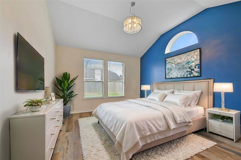 Master bedroom on the first floor