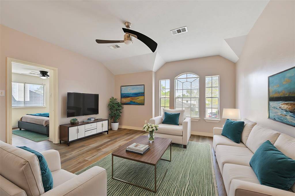Upstairs game room