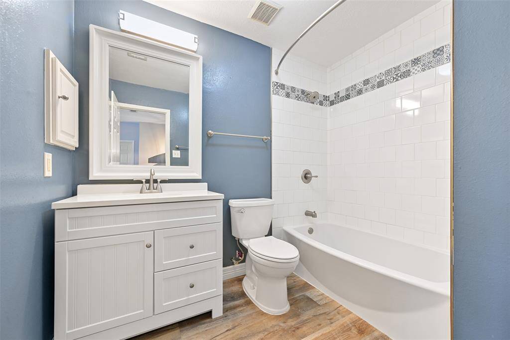 Remodeled upstairs full bathroom