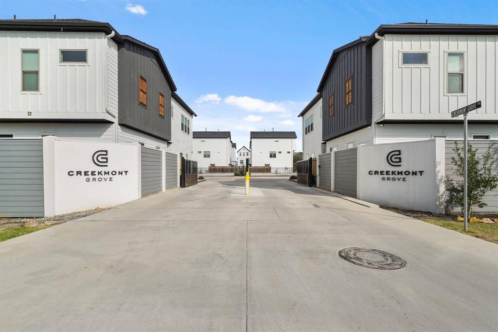 Enjoy a "lock & leave" lifestyle in the gated entry at Creekmont Grove.