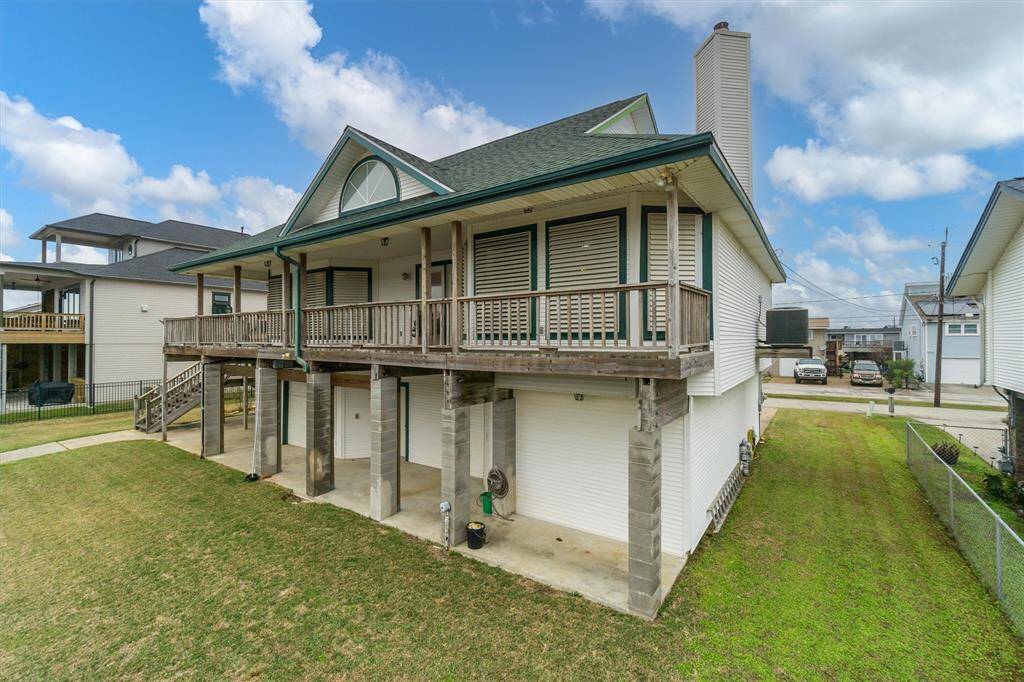 The home is large in square footage for Bayou Vista properties