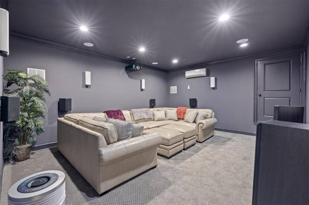 Upstairs theater/media room!
