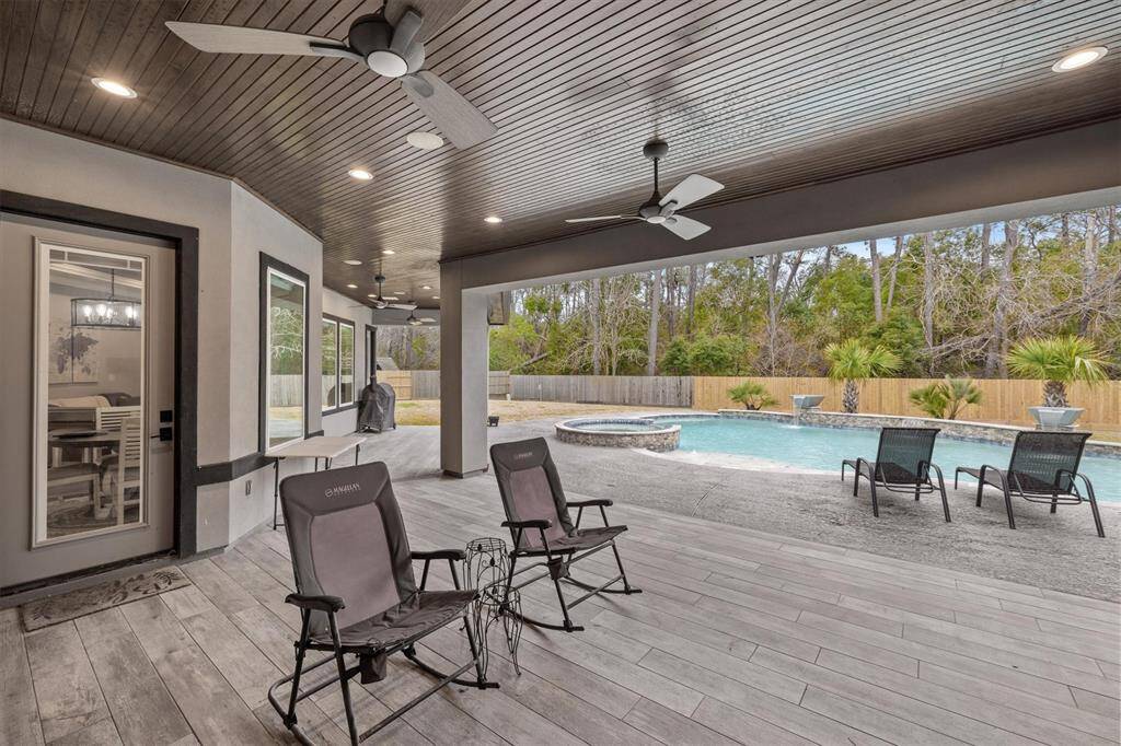 Amazing covered patio!