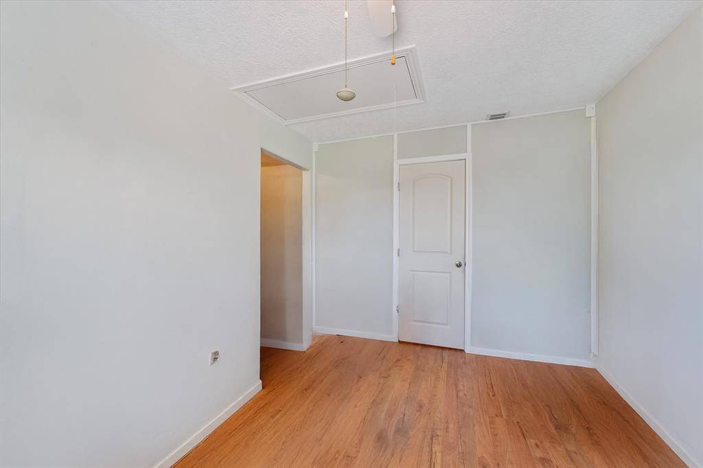 Guest quarters apartment entry looking towards closet.