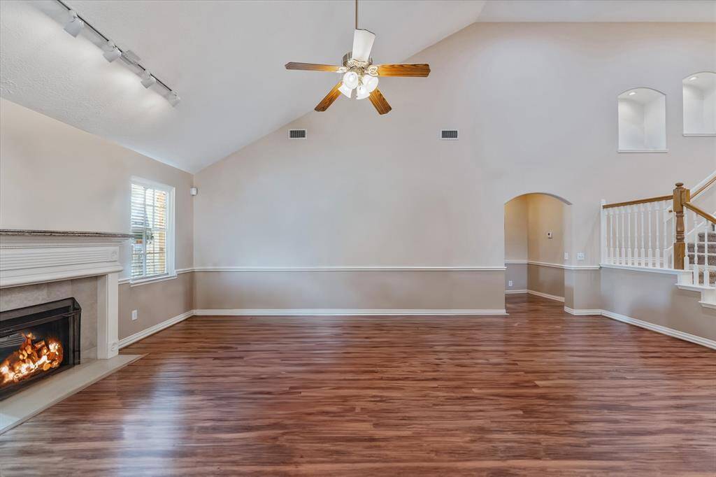 Living Room downstairs virtually unstaged