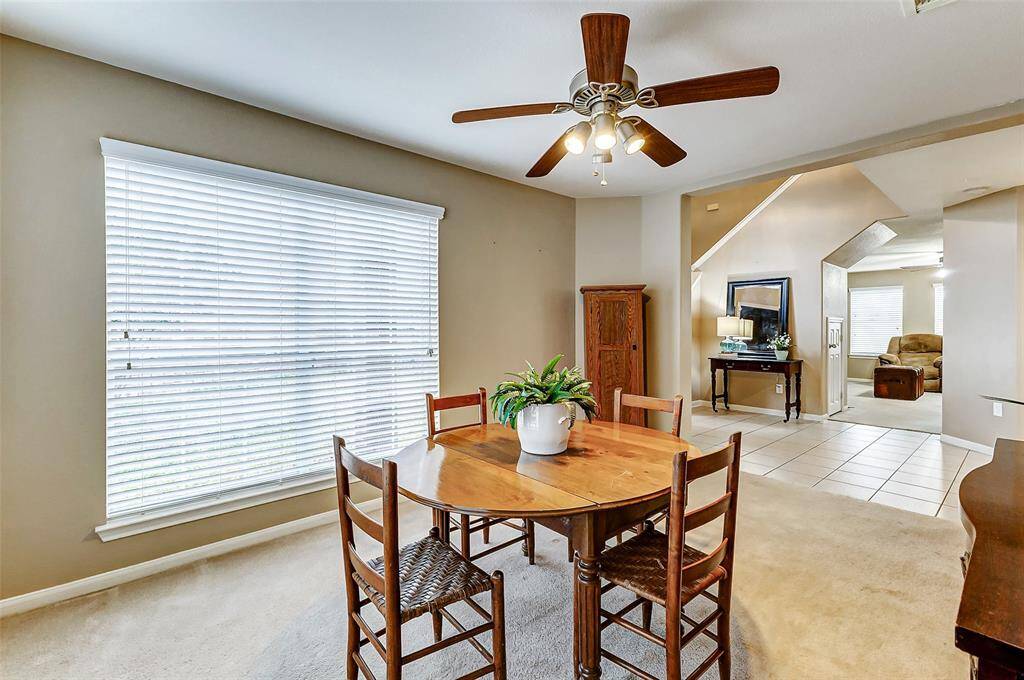 Enjoy hosting family and friends in your spacious dining room.