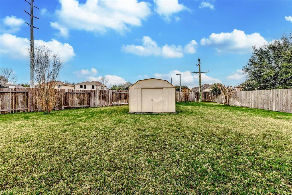 The shed will be staying with the house.