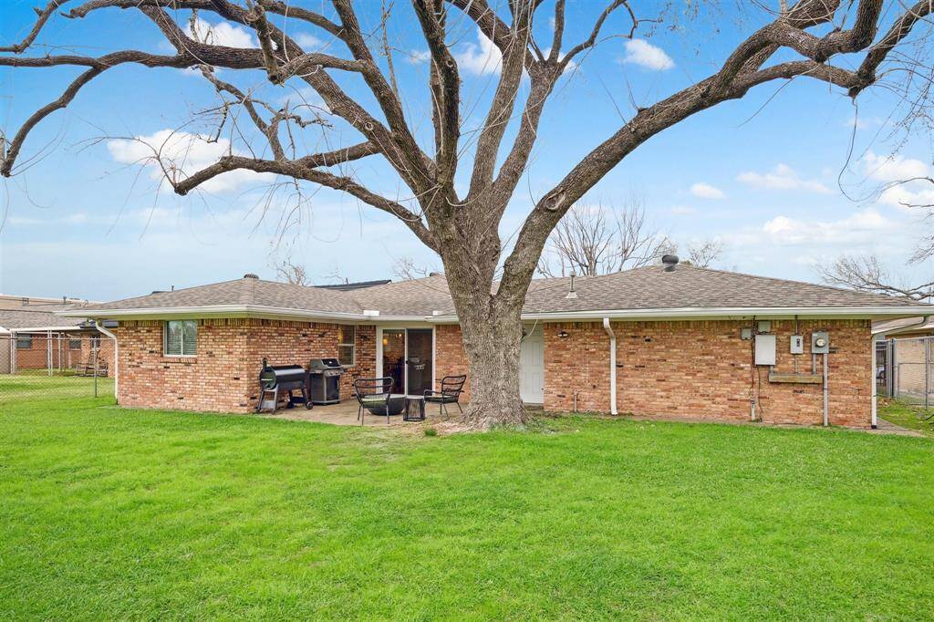 Imagine lounging and relaxing under the shady branches of this towering mature tree.