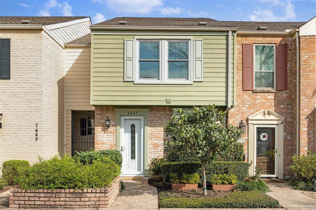 Welcome to 7447 Brompton St, a beautifully updated 2-bedroom townhome in the desirable Braeswood Place area.