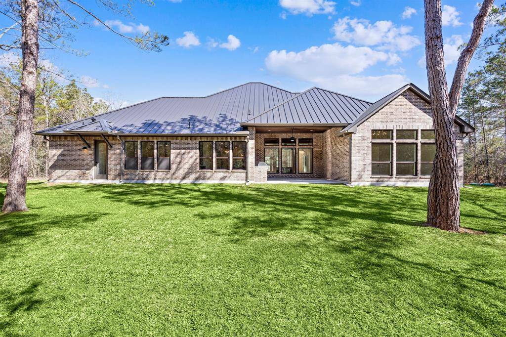 View of the home from the backyard