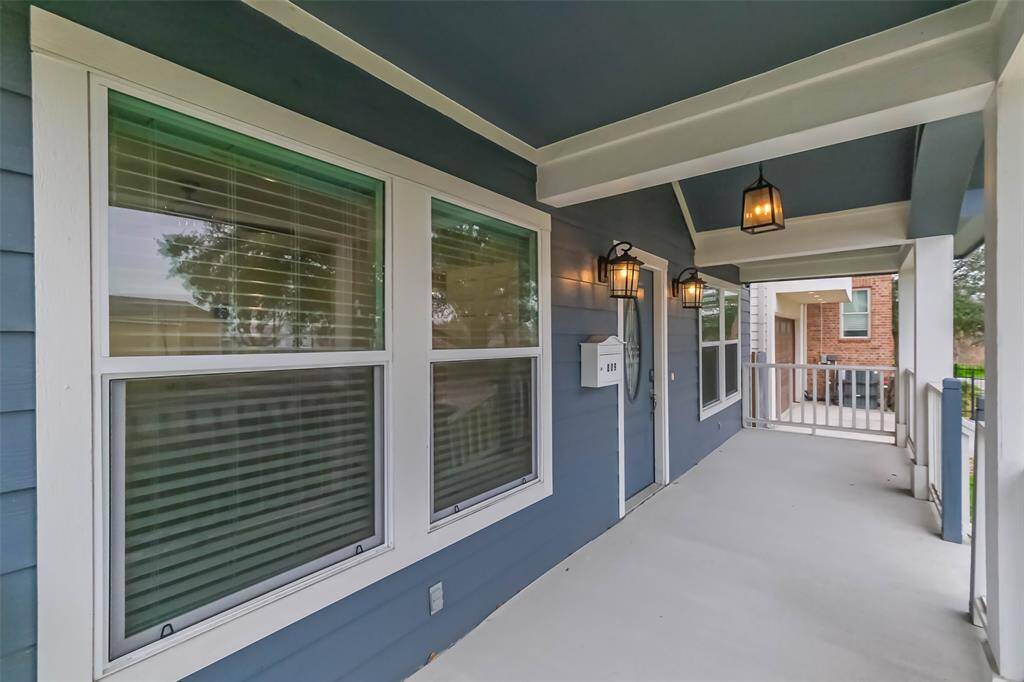Sit on your patio and hangout with neighbors and/or watch the kids play on the green space in front of the home.