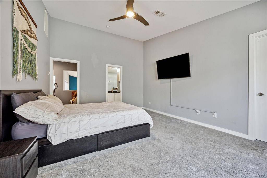 Alternate view of primary bedroom.