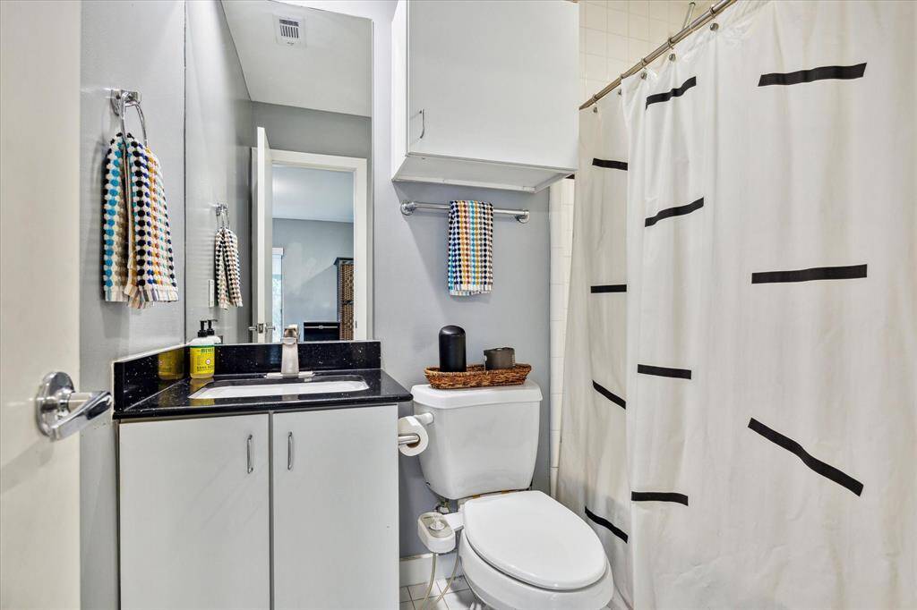 En suite bath on first floor.