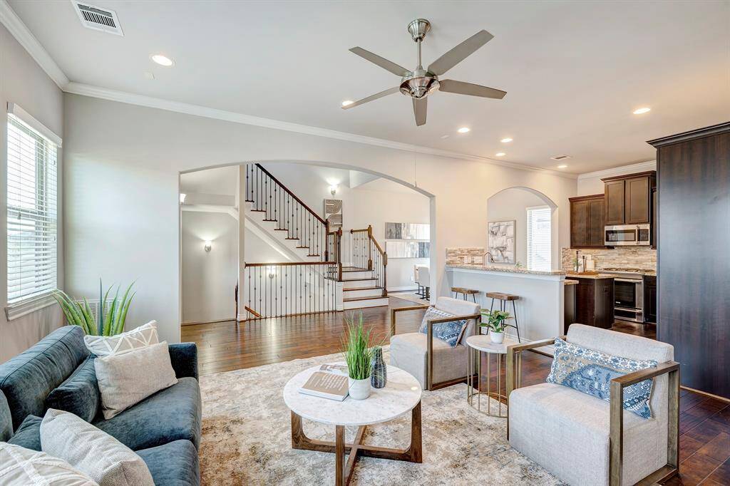 Open floorplan of the 2nd floor.