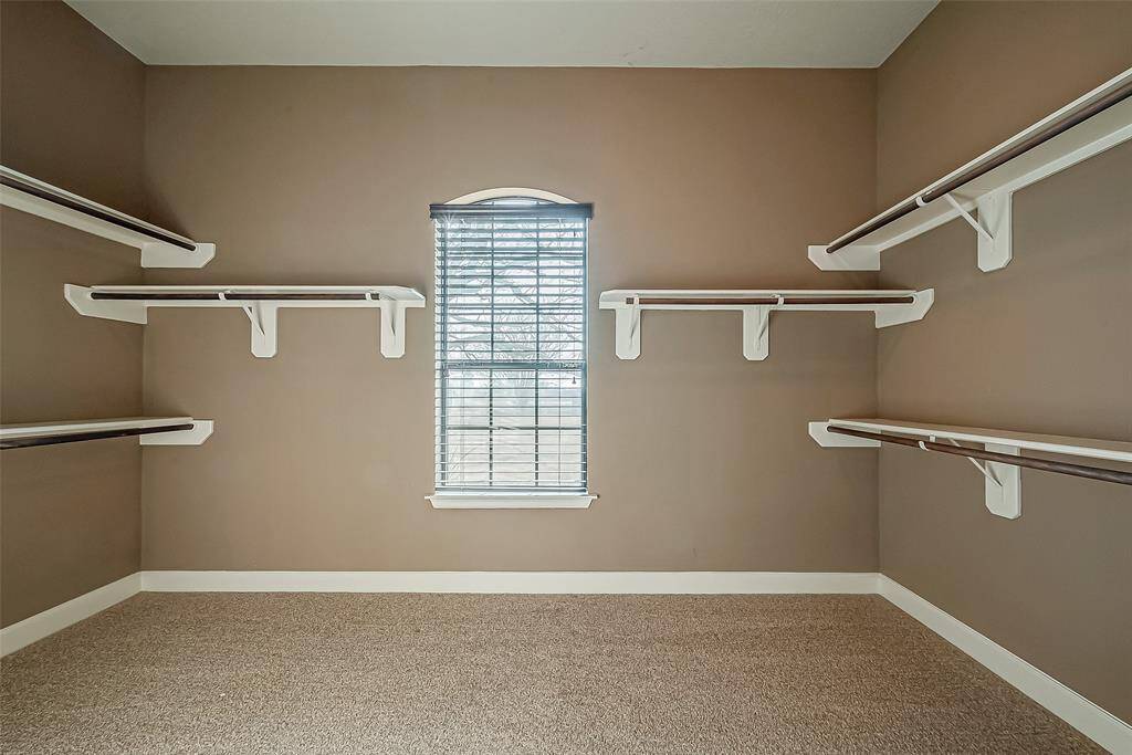 Primary closet