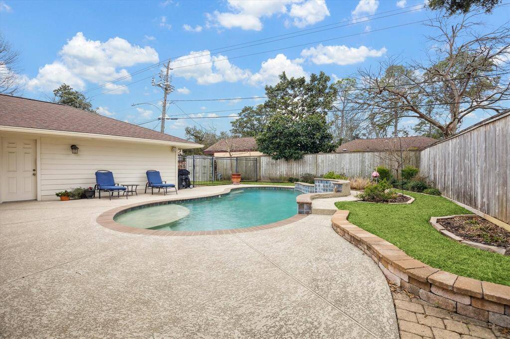 Lush landscaping