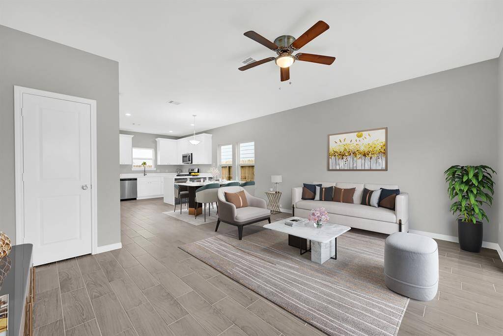 Living area Virtual Staging