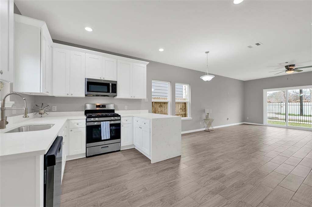 Kitchen living combined living