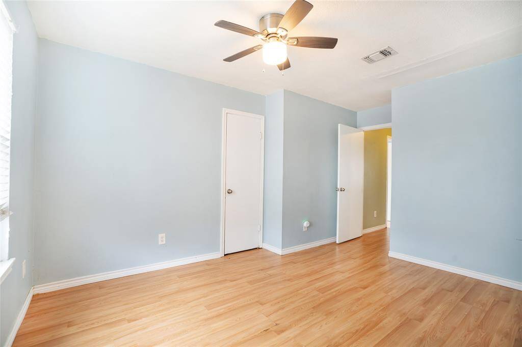 The first of four bedrooms upstairs.