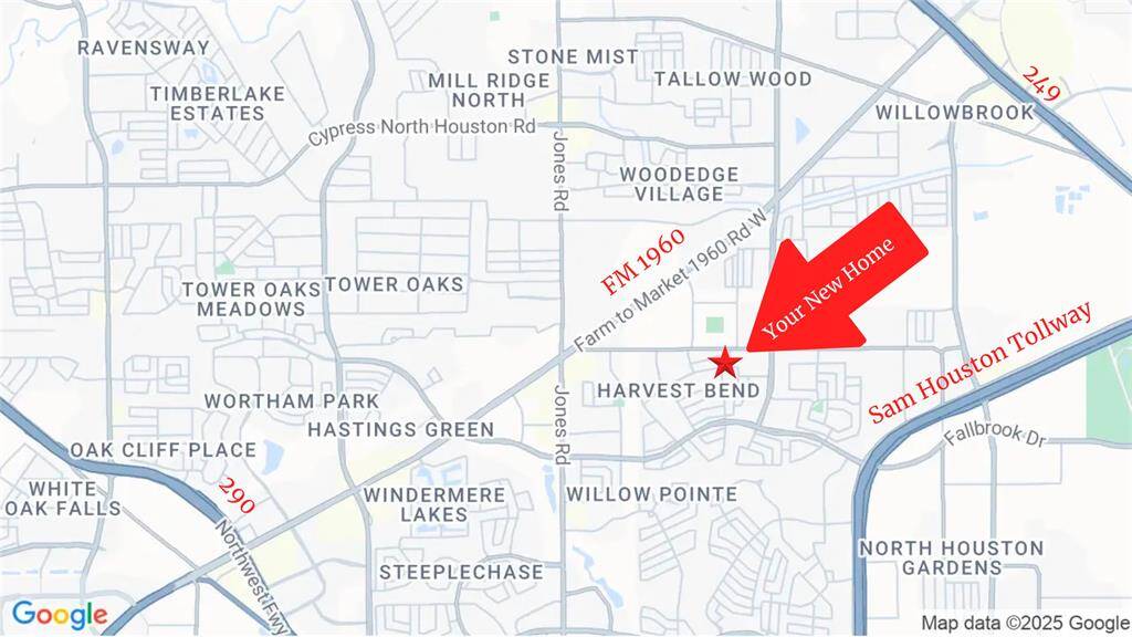 Commuting is a breeze with easy access to the Sam Houston Tollway, Hwy 249, Hwy 290, and FM 1960