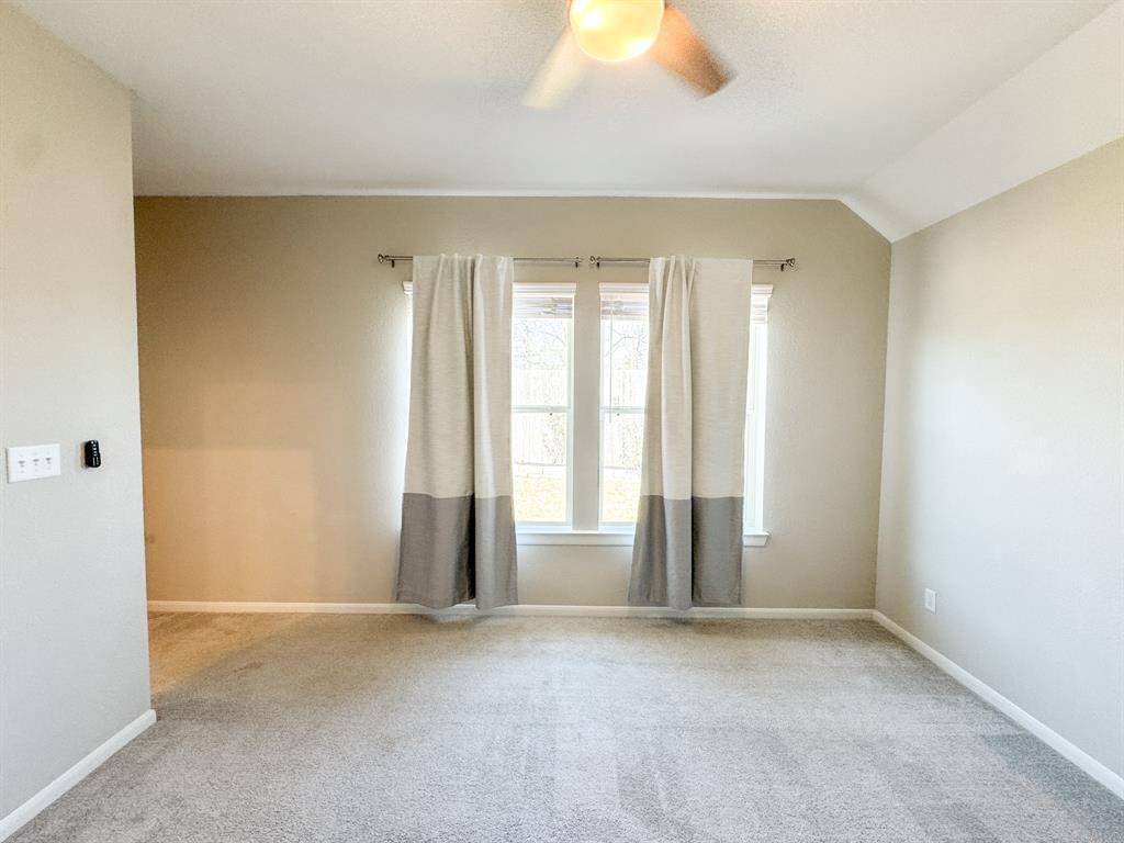 The primary suite is the perfect neutral palette for your personal touches.