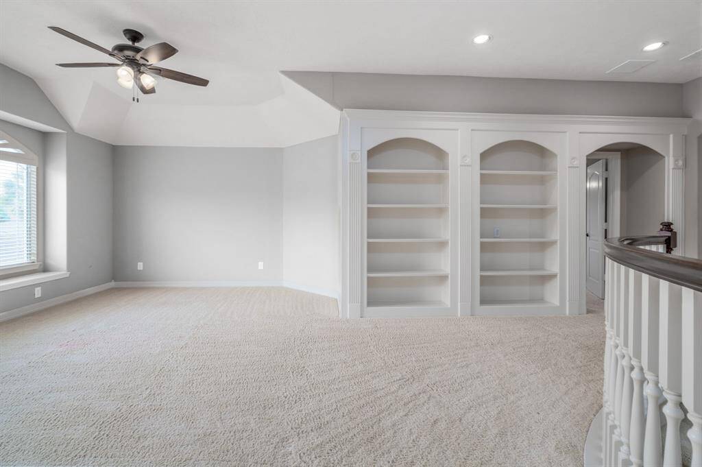 Upstairs game room