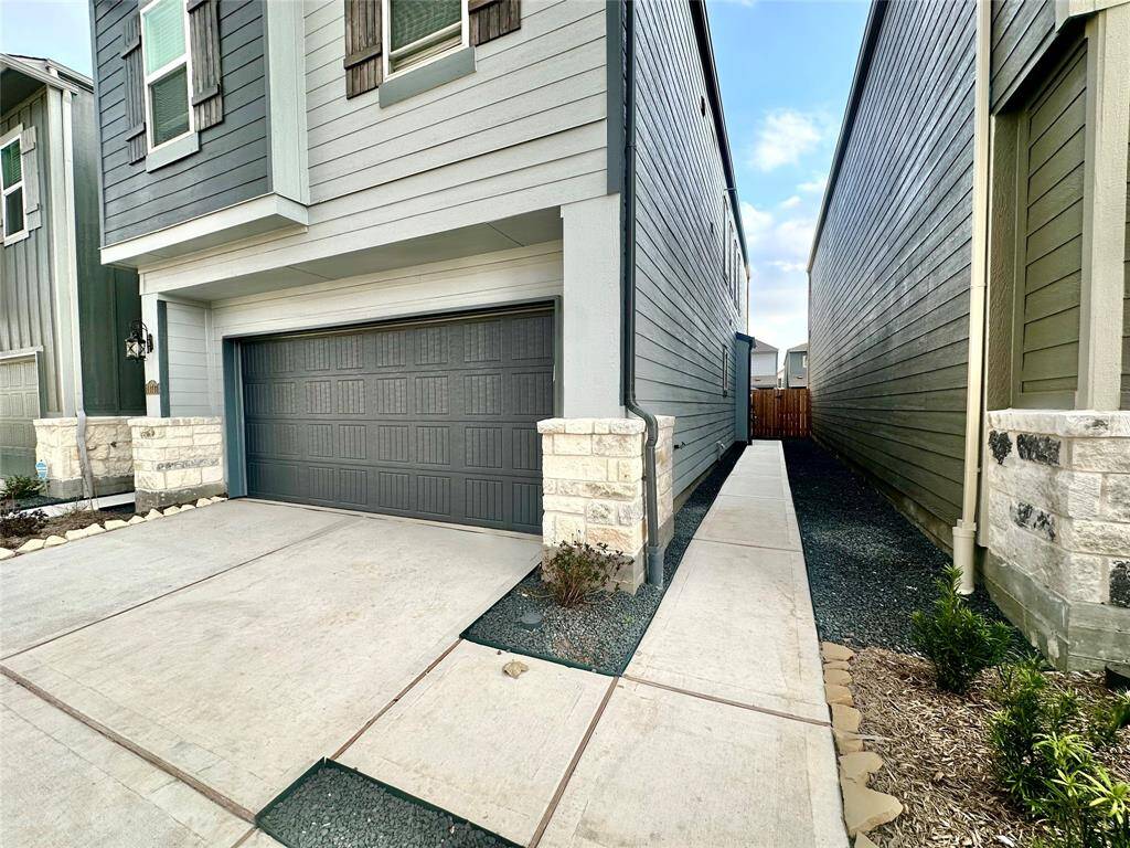 Your private path leading you and your guest to the front door.