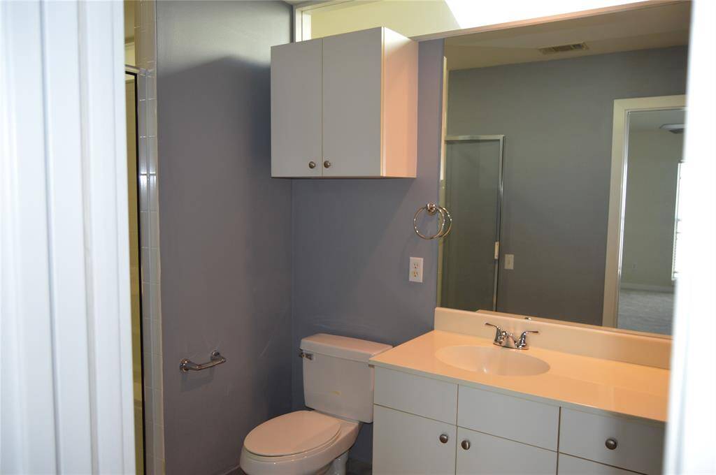 Double sink with newly installed fixtures.