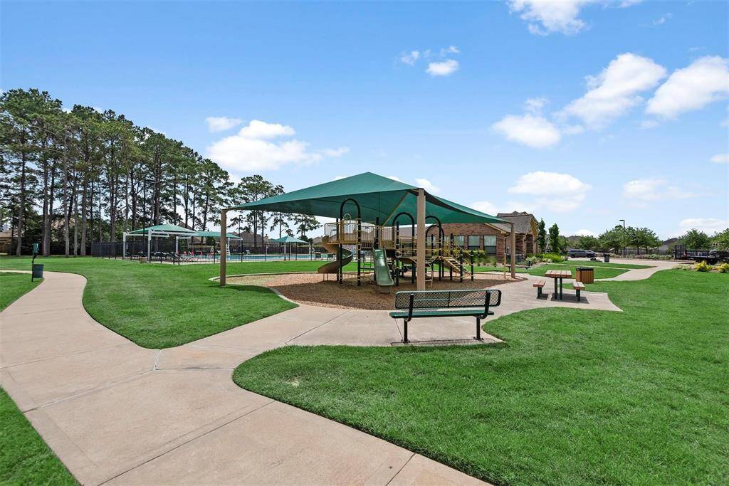 Numerous playgrounds throughout the community