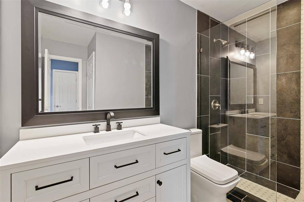 Renovated stand up shower in 2025.