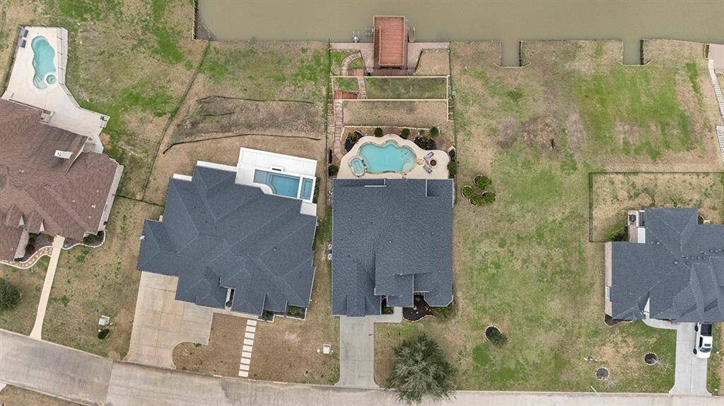 Lot between the two homes.