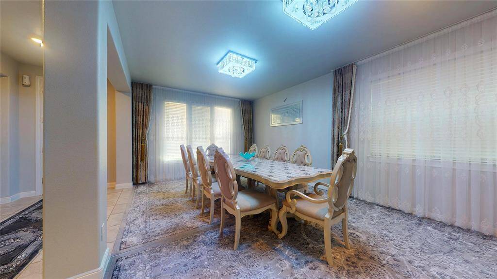 Formal dining area.