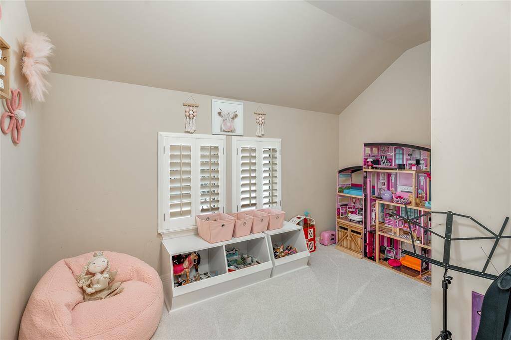 This versatile nook in one of the secondary bedroom is ideal for a playroom or home office.