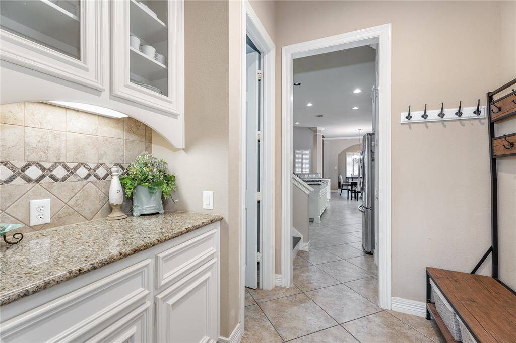 Elegant butler's pantry, ideal for seamless entertaining.