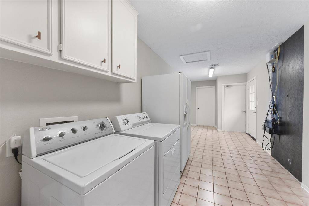 Extended laundry room, perfect MUD space for all the things!