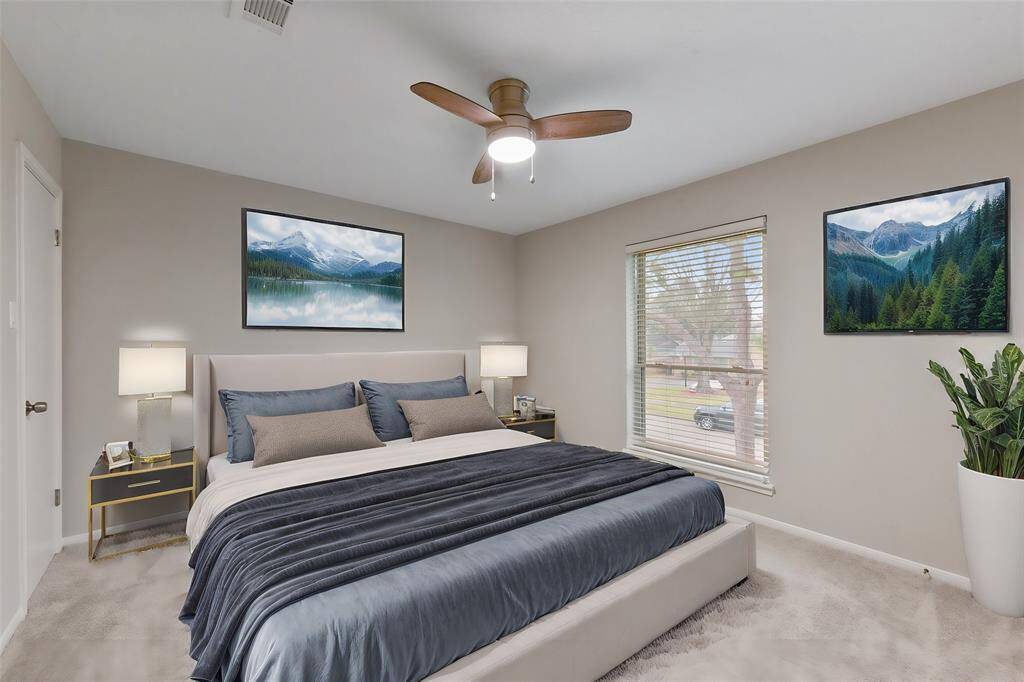 Secondary bedroom 4, also with a large walk in closet