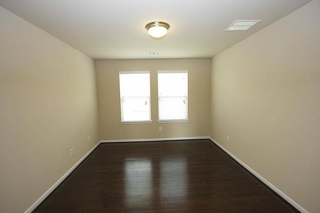 Wood floors in the office/study