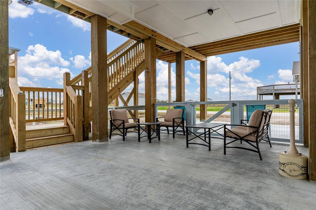 The large, fenced yard is both kid- and pet-friendly.