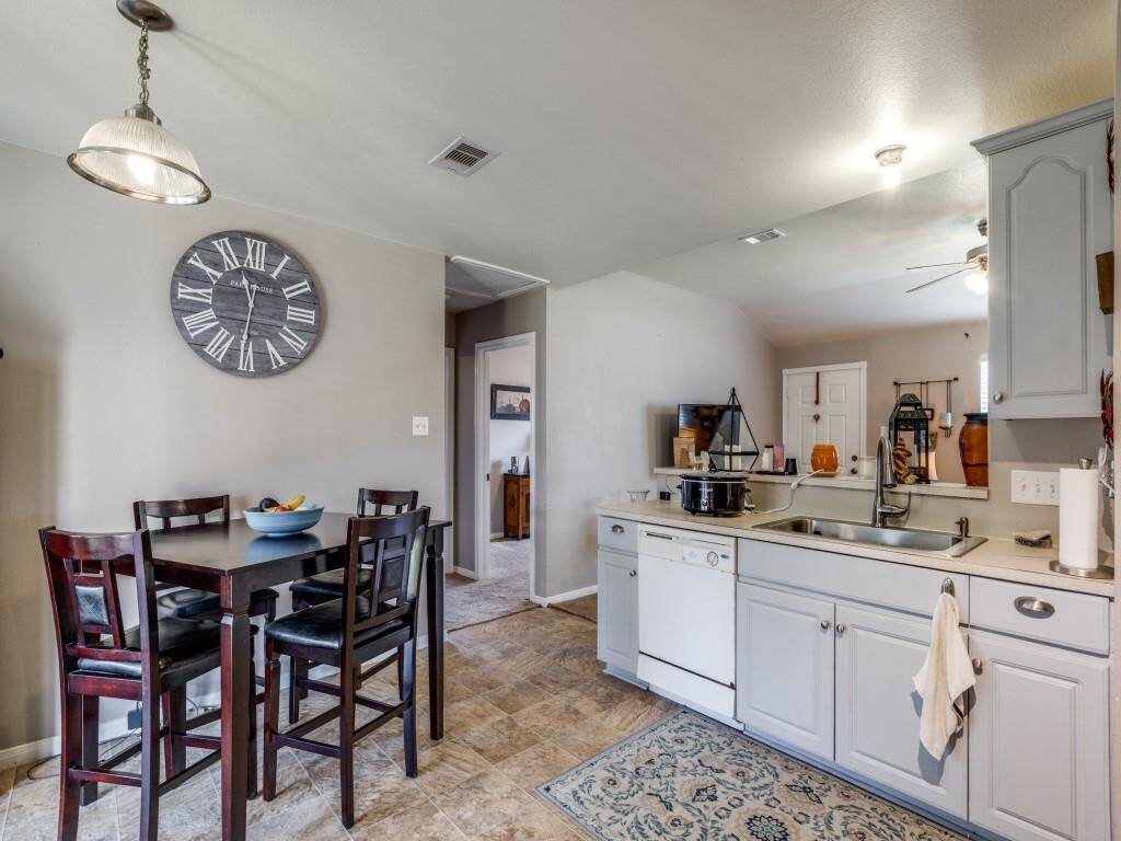 Looking from the kitchen towards the front door.
