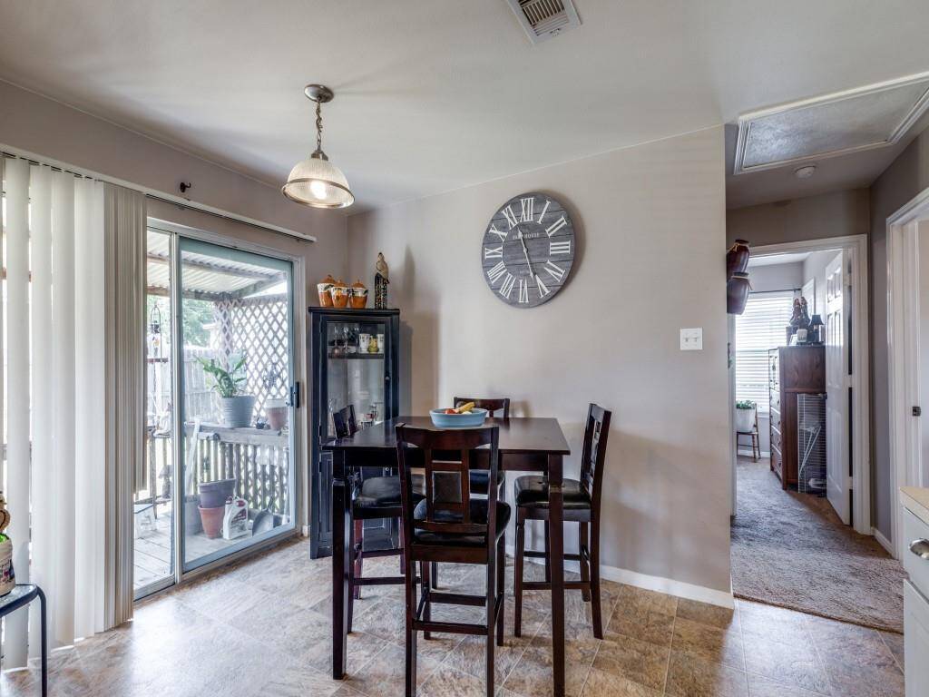 Here is another perspective of the breakfast room.
