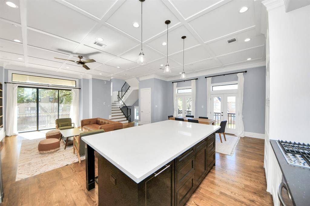 All this opens up to the expansive family room, creating a perfect hub for gatherings.