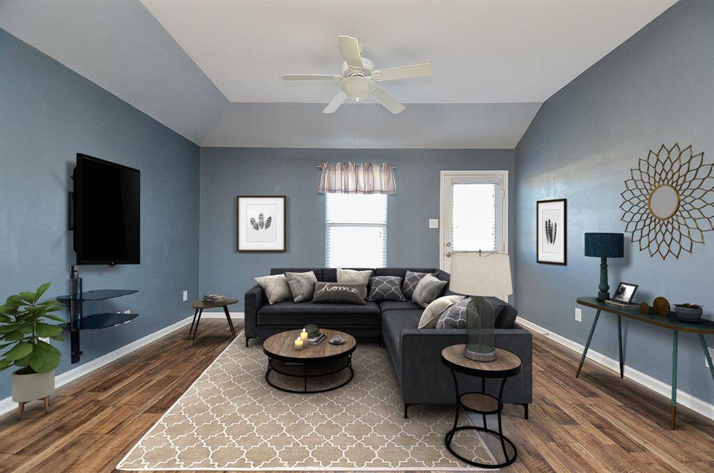 Living Room Virtually staged