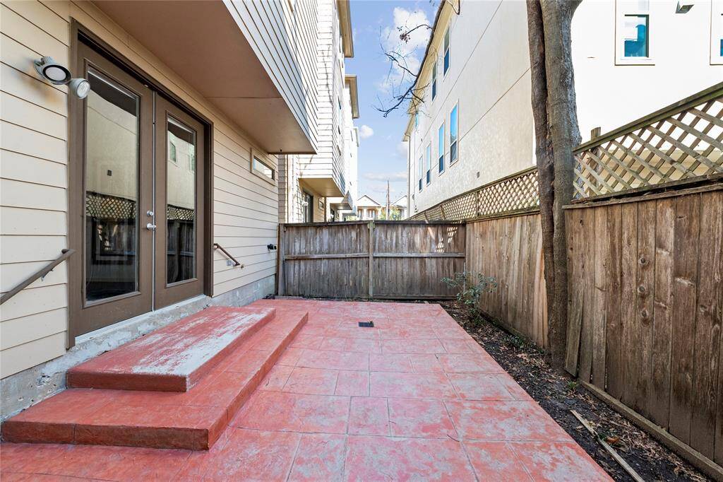 More outdoor space perfect for grilling out and space for the dog.