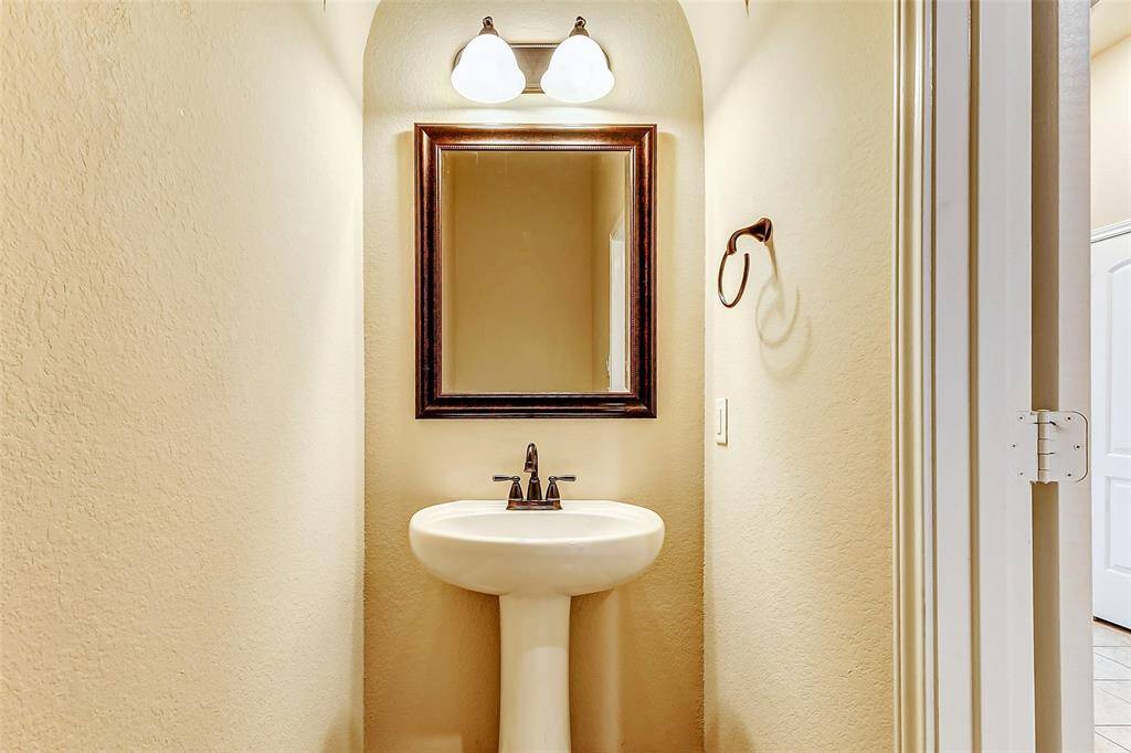 Powder room for visitors